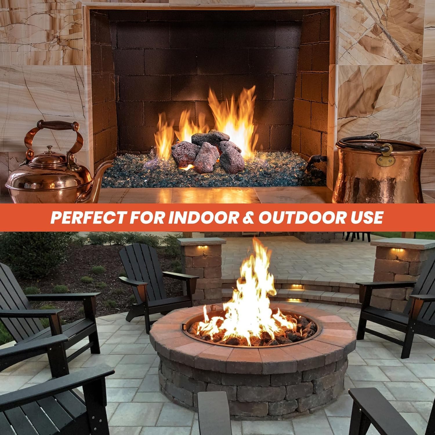 Amazon.com: onlyfire Red Lava Rock 10 Pounds Volcanic Lava Stones